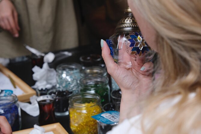 Istanbul Mosaic Lamp Workshop in Grand Bazaar - Turkish tea, coffee, and the refreshment promise