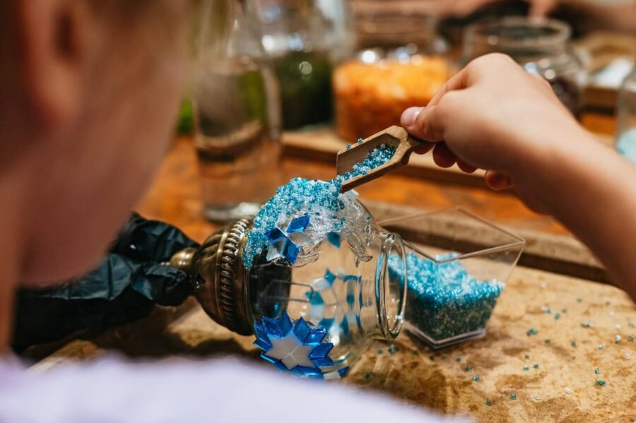 Istanbul:Original Turkish Mosaic Lamp Workshop w/ Snacks - The drying wait and final lamp assembly