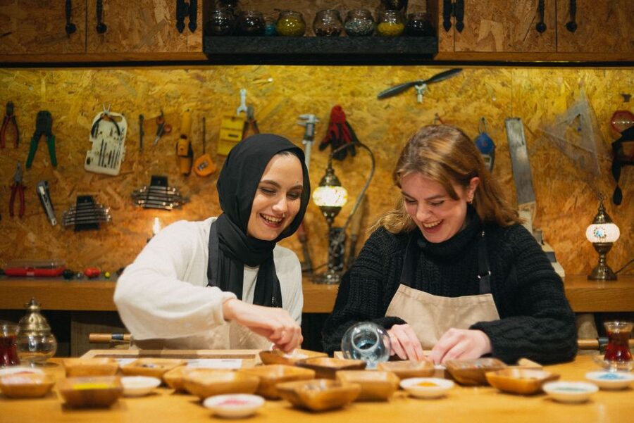 Istanbul:Original Turkish Mosaic Lamp Workshop w/ Snacks - How good is the finished souvenir?