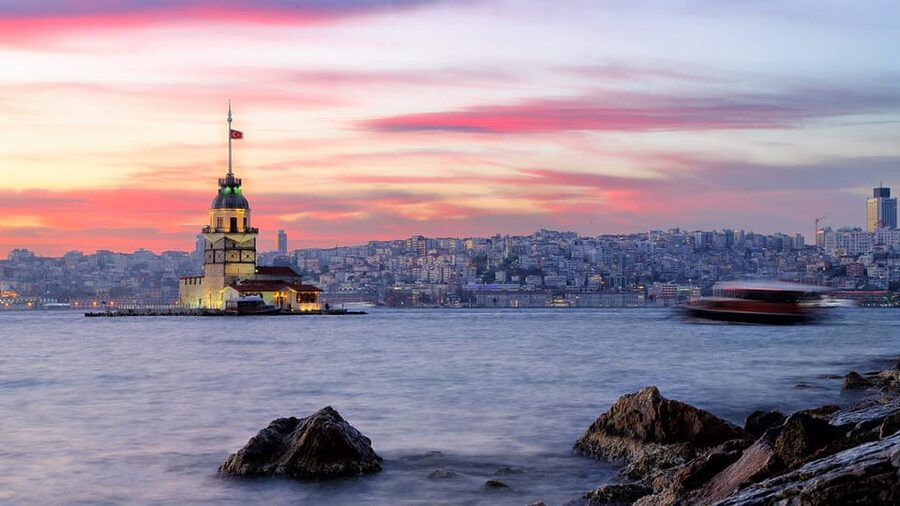Istanbul: Private Bosphorus Strait Sightseeing Yacht Cruise - Boarding a private yacht for a two-hour outing