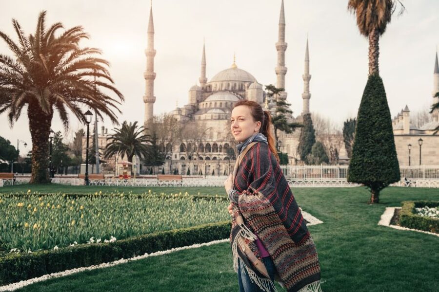 Istanbul: Private photoshoot at Hagia Sophia&Blue Mosque - Blue Mosque photo stop