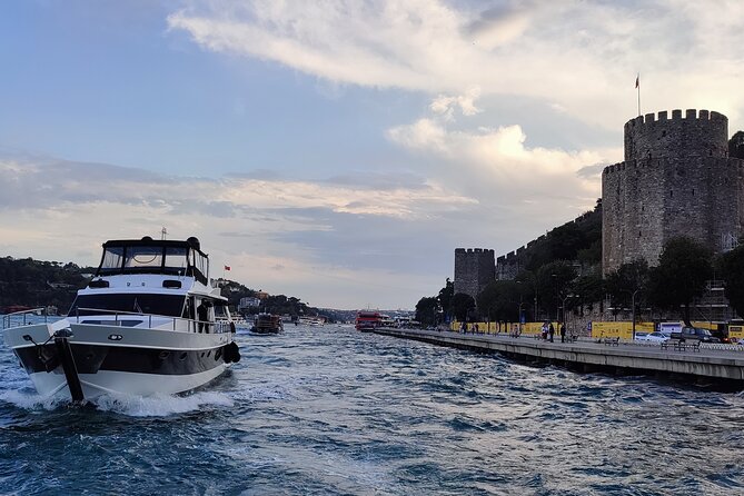 Istanbul Sunset Cruise With Luxury Yacht On Bosphorus - Rumeli Fortress And The Narrowest Part Of The Strait
