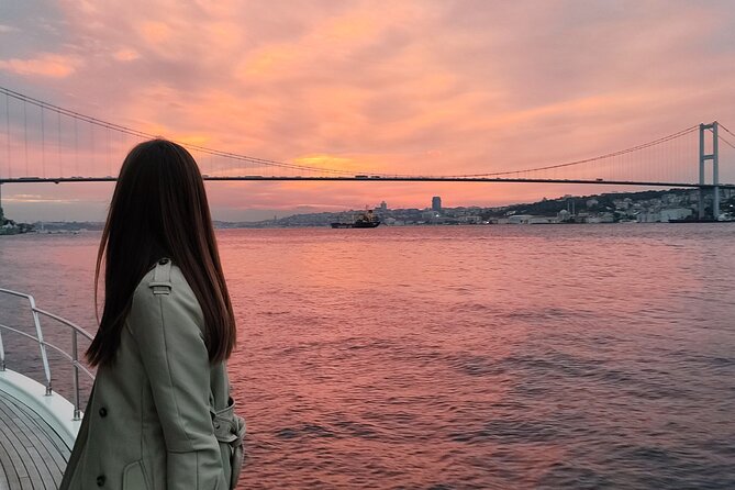 Istanbul Sunset Cruise With Luxury Yacht On Bosphorus - A Yacht Designed For A Relaxed Evening