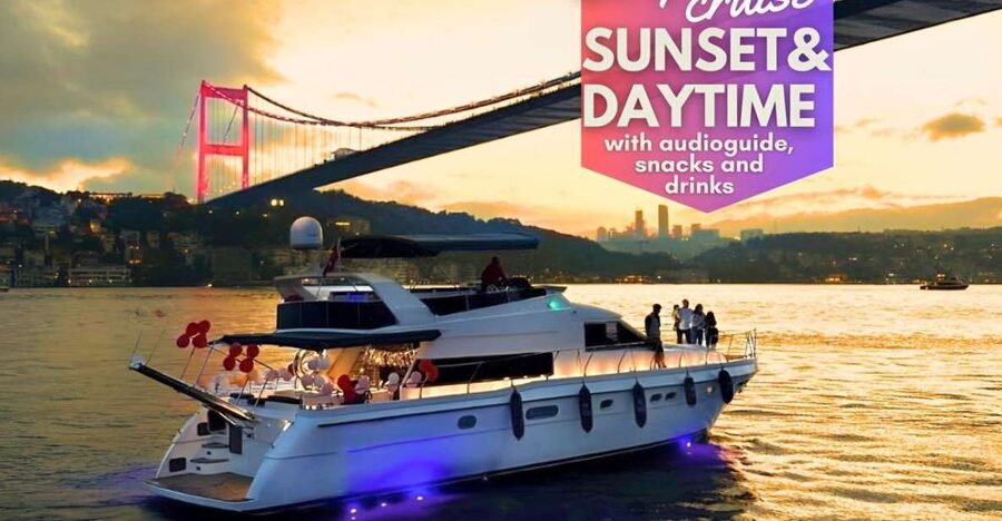 Istanbul: Sunset or Day Small-Group Yacht Cruise with Snacks - Food, drinks, and the onboard atmosphere