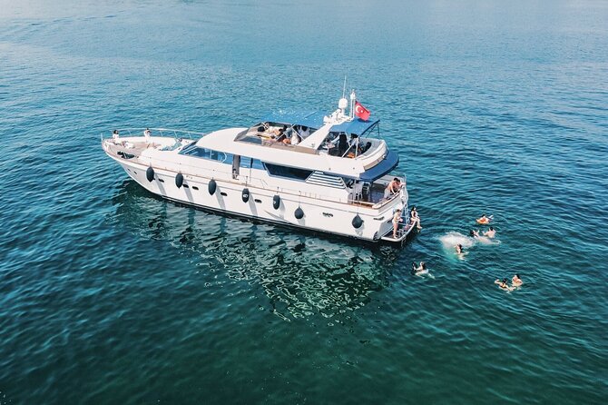 Istanbul Sunset Yacht Cruise on the Bosphorus with Transfers - Galatasaray Island and the route toward the fortresses
