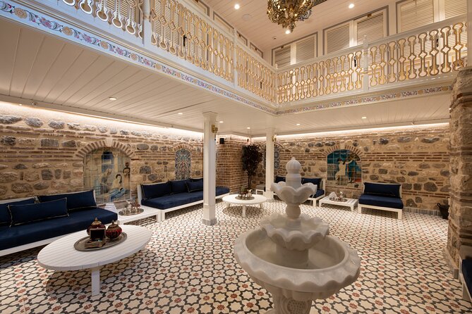 Istanbul Turkish Bath in Ottoman Style at Hammam with Drinks - Changing into the pestemal
