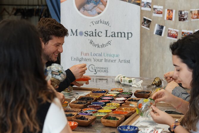 Istanbul: Turkish Mosaic Lamp Workshop in Galata – All Included - What You Make at the Galata Atelier