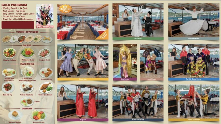 Istanbul: Turkish Night on the Bosphorus Dinner Cruise - The Bosphorus views between Europe and Asia