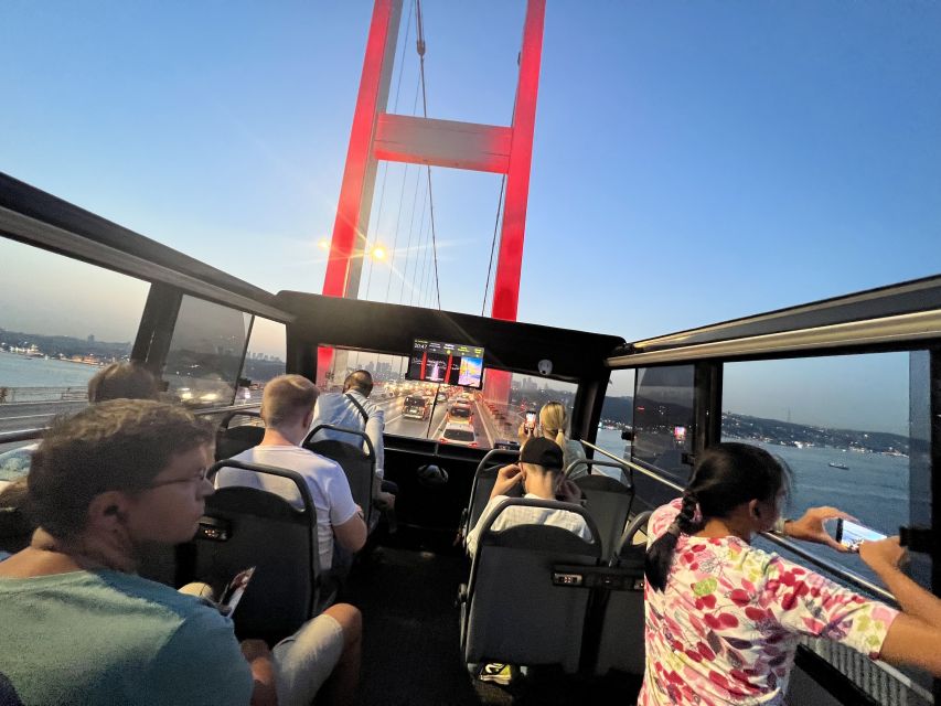 Istanbul: Two Continents Evening Bus Tour with Commentary - Dolmabahçe Palace and the European shore