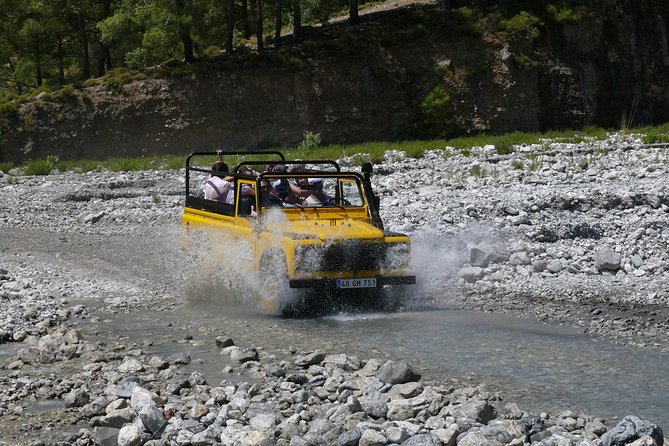 Jeep Safari to Saklikent Canyon with Lunch - Rafting, tubing, ziplining, and buggy rides