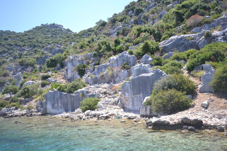 Kalkan: Kekova Sunken City Boat Trip - Pirate Cave and Burc Bay keep the route varied