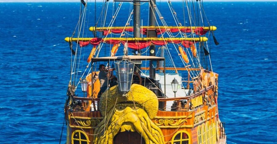 Kardamaina: 3-Bay Pirate Boat Cruise with BBQ Lunch - Greek BBQ Lunch on the Maria Magdalini