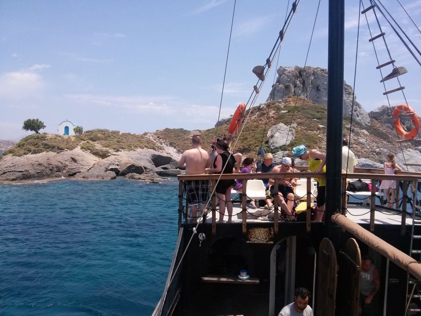 Kardamaina: 3-Bay Pirate Boat Cruise with BBQ Lunch - What the Six-and-a-Half-Hour Schedule Feels Like