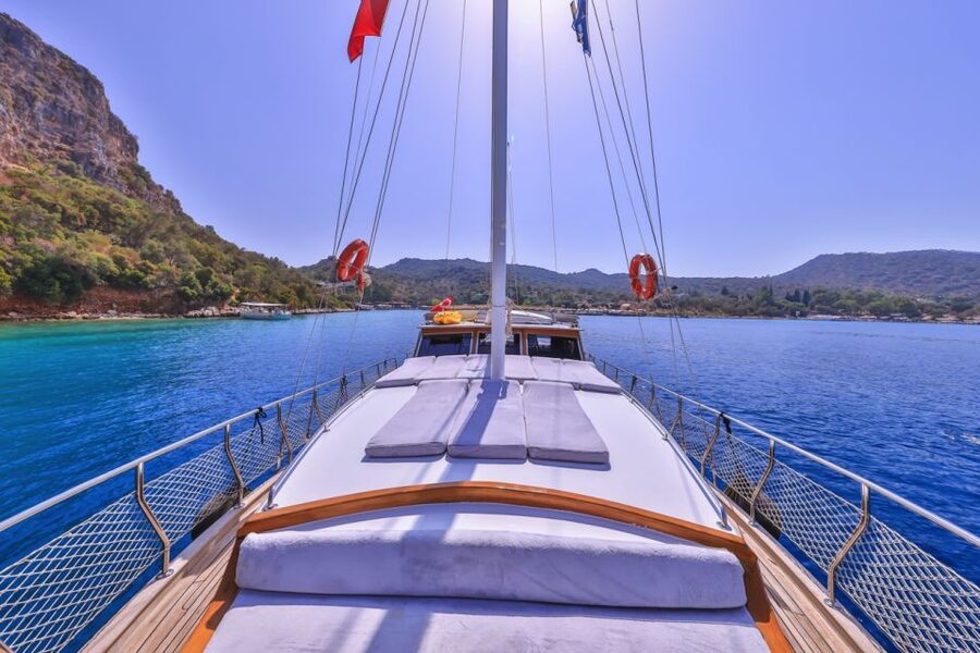 Kas: Limanagzi Beach & Island-Hopping Boat Tour with Lunch - Limanagzi Bay as the final stop