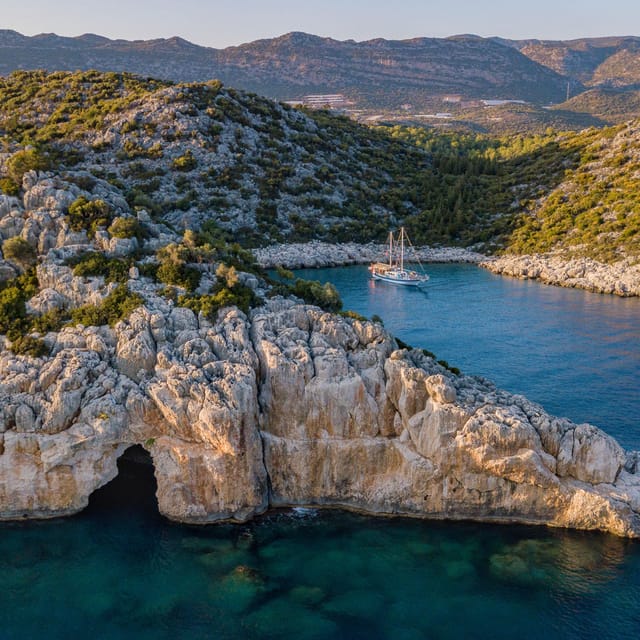 Kas: (Small Group) Day Trip to Kekova Island, Demre & Myra - Burç Bay and Gökkaya Bay keep the day active