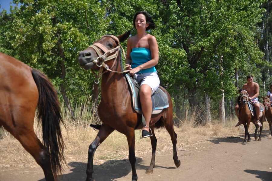 Kemer Horse Safari, pick up from Kiris, Beldibi, Goynuk - Weather can change the ride