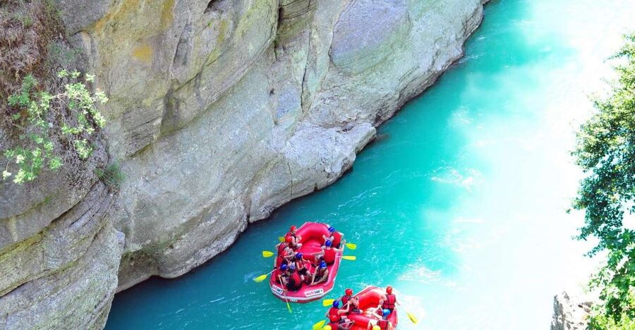 Köprülü Canyon Antalya: Whitewater Rafting Trip - Getting ready at the base camp