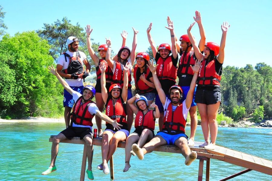 Köprülü Canyon Antalya: Whitewater Rafting Trip - Riverside lunch after the final paddle