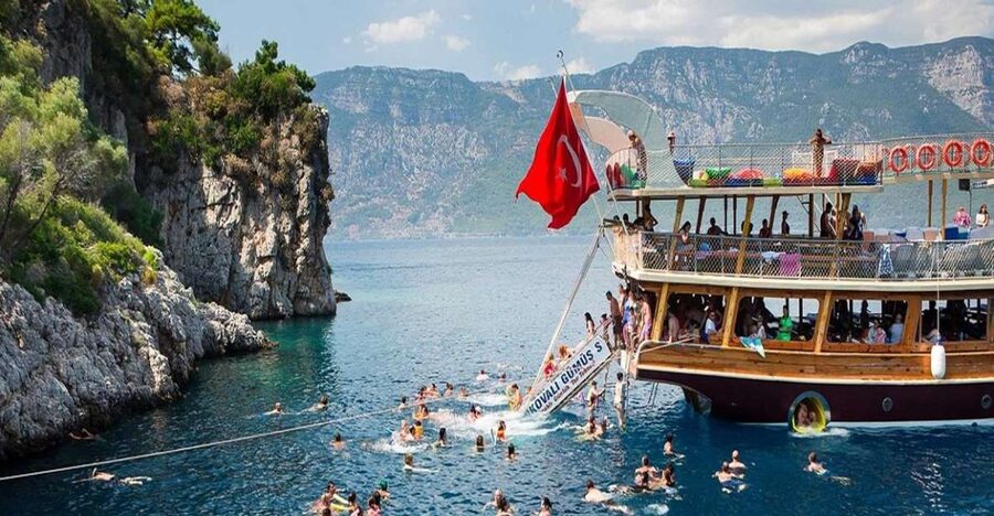 Kusadasi: Full-Day Boat Cruise w/ Lunch & Hotel Pickup - The Day at a Glance