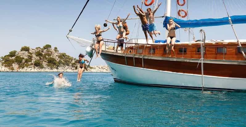 Kusadasi: Full–Day Boat Trip with Lunch - Leaving Kusadasi Port by Wooden Gulet