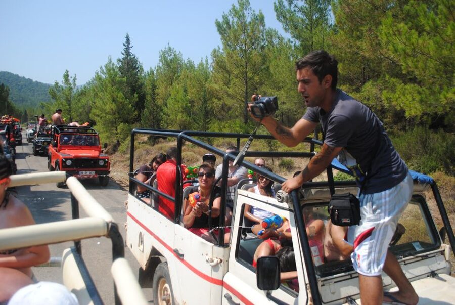 Kusadasi Jeep Safari w/ Lunch and Water Fight - Kursunlu Monastery above the coast