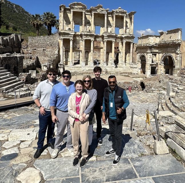 Kusadasi Port: Ephesus & Terrace Houses Tour (Skip-The-Line) - Walking through Ephesus from the upper gate