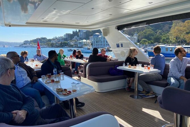 Luxury Bosphorus Yacht Cruise – Stopover in Asian Side - Ottoman landmarks viewed from the water
