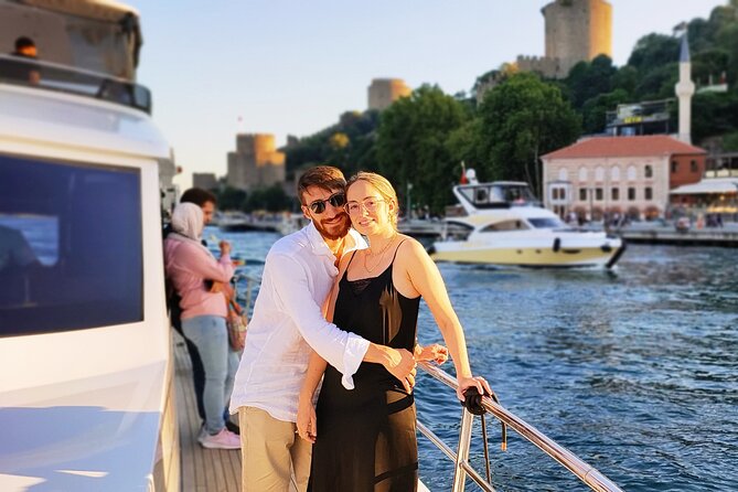 Luxury Sunset Yacht Cruise on the Bosphorus – Refresh & Relax - European shore highlights: palaces, mosques, and Ortaköy