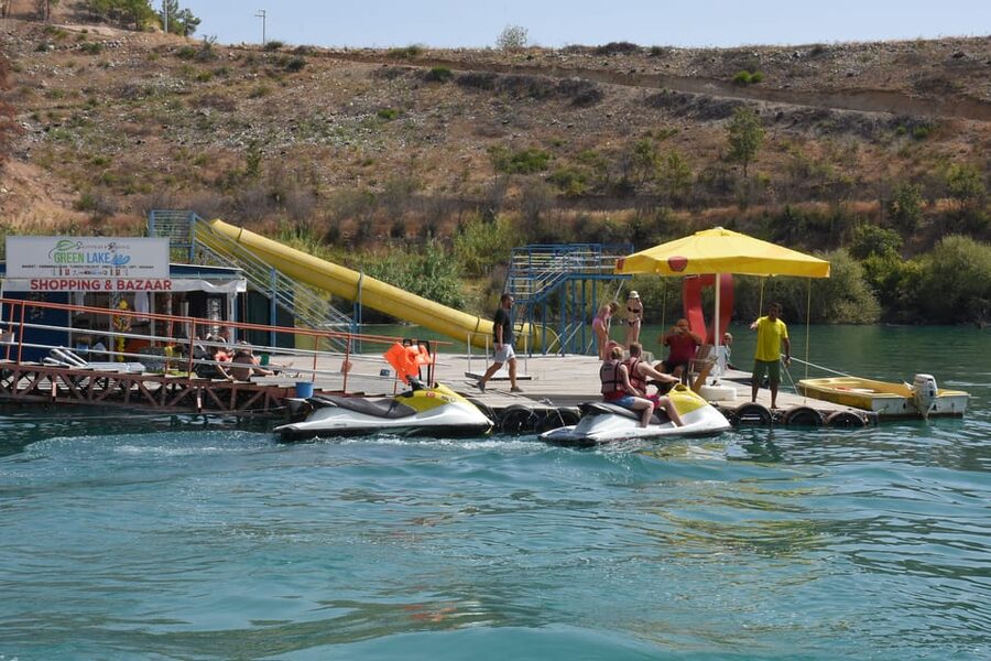 Manavgat: Guided Aqueduct, Waterfall & Green Lake Tour - Green Lake and the included boat ride