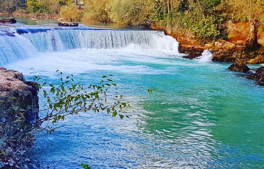 Manavgat River Cruise With Waterfall & Bazaar Tour - Lunch and swimming at the river mouth
