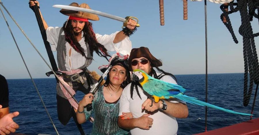 Marmaris: All-Inclusive Pirate Boat Trip with Pickup Option - Leaving Marmaris and settling on deck