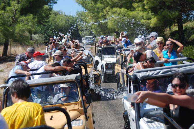 Marmaris Jeep Safari Tour With Waterfall and Water Fights - The early comfort stop and its mixed value