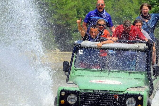 Marmaris Jeep Safari Tour With Waterfall and Water Fights - Jesus Beach offers the calmest hour