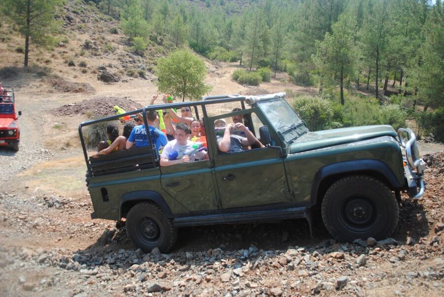 Marmaris Jeep Safari Water Fight, Colour and Foam Party - The water fight, colour, and foam party