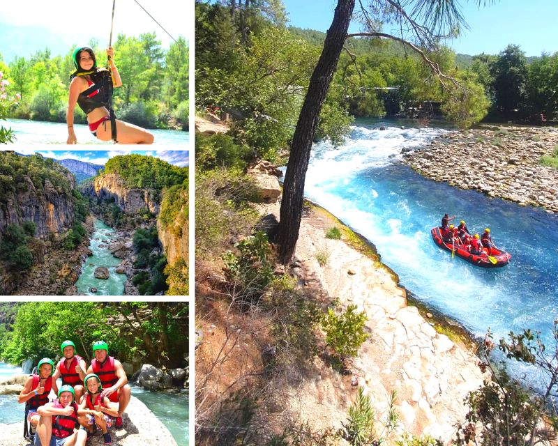 Mix Combo Adventure Tour: Zipline, River Rafting, Canyoning - A short swim stop before the final river run