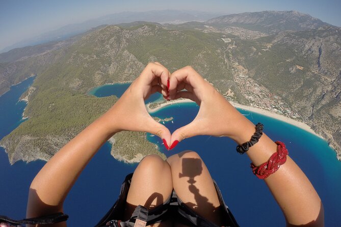 Oludeniz Paragliding Fethiye Turkey, Additional Features - Butterfly Valley, Fethiye, and Kayaköy from the air