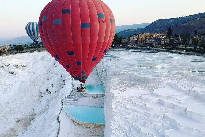 Pamukkale Hot Air Balloon Ride Certificate and 2 Meals in Antalya - Walking the Pamukkale terraces