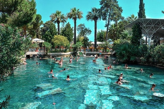 Pamukkale Small Group Tour From Kusadasi or Selcuk Hotels - Walking barefoot across Pamukkale’s white terraces