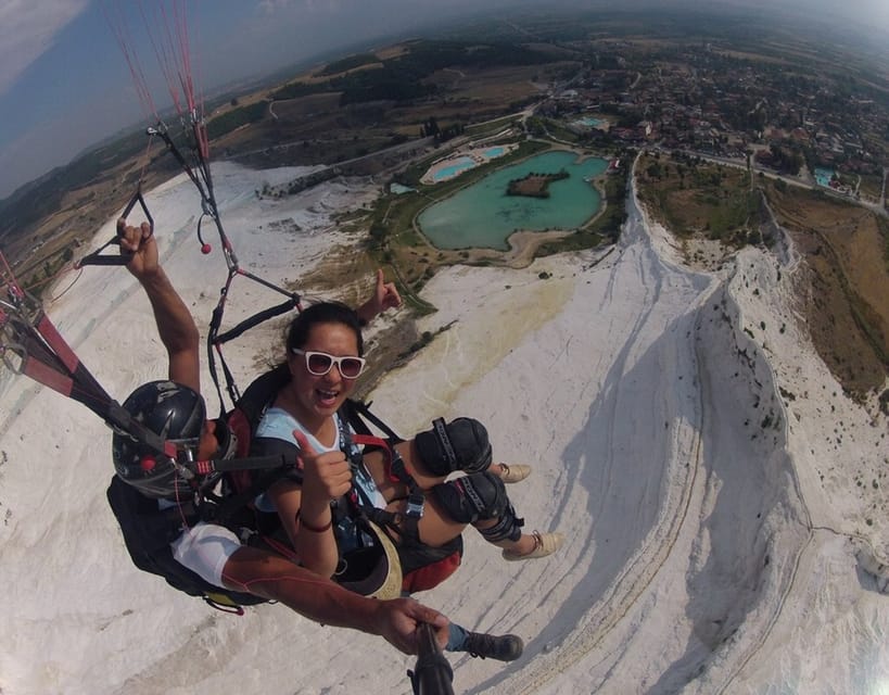 Pamukkale: Tandem Paragliding with Ancient Hierapolis Views - Landing and the ride back to your hotel