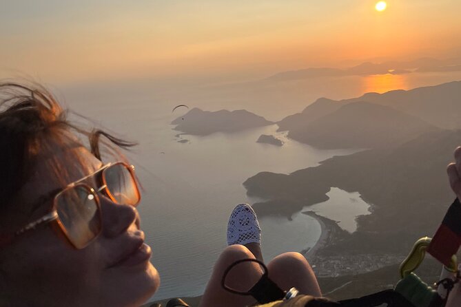 Paragliding In Fethiye Oludeniz, Turkey - Takeoff from nearly 2,000 meters