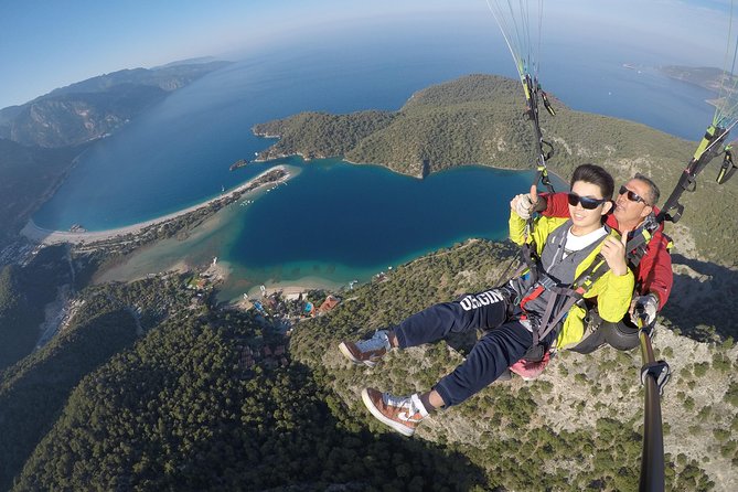 Paragliding Oludeniz Fethiye - The ride up from Ölüdeniz