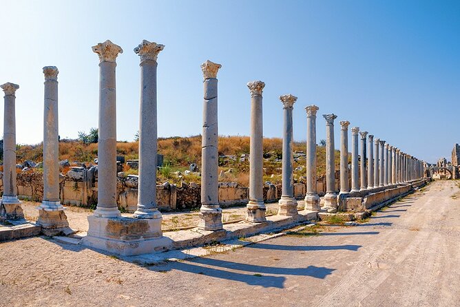Perge Aspendos Aquaduct Side with Waterfall - Lunch helps the $80 price make sense