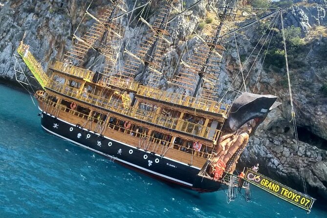 Pirate Boat Tour With Foam Party in Alanya - Alanya’s Red Tower and the coastal views