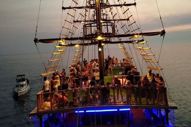 Pirate Boat Tour With Foam Party in Alanya - Music, dancing, and the foam party