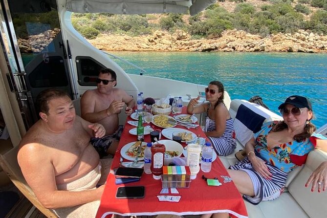 Private VIP Motoryacht Charter in Bodrum For 6 Hours With Lunch - Swimming, snorkeling, fishing, and paddleboarding