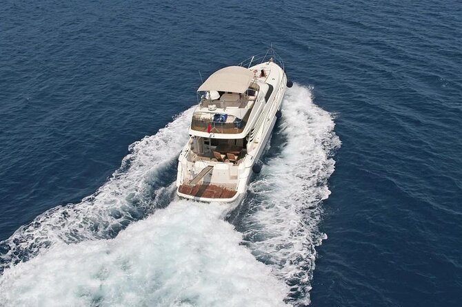 Private VIP Motoryacht Charter in Bodrum For 6 Hours With Lunch - Karaada and its three swimming bays