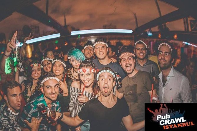 Pub Crawl Istanbul / Rooftop Clubs & Party Bus - Timing, Group Size, and Practical Details