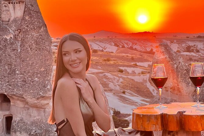 Romantic Cappadocia Sunset Dinner and Wine - A decorated table made for couples