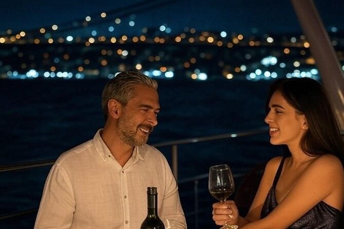 Romantic Night Cruise Live Violinist - Fortresses and palaces near the narrowest water