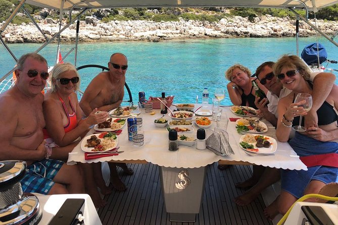 Sailing Day Tour with skipper and private chef in Kas Islands - Sailing after lunch and the route to Ufakdere Bay